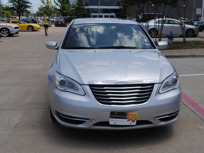 chrysler 200 2011 silver sedan touring flex fuel 6 cylinders front wheel drive automatic 75093