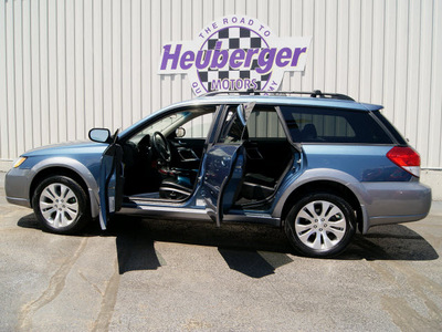 subaru outback 2009 newport blue wagon 2 5i limited gasoline 4 cylinders all whee drive automatic 80905