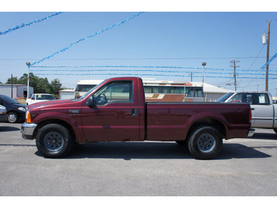 ford f 250 super duty 2000 red pickup truck xl gasoline v10 rear wheel drive automatic 78654
