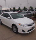 toyota camry 2012 white sedan le 4 cylinders automatic 76049