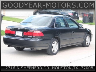 honda accord 1998 black sedan ex v6 gasoline 6 cylinders front wheel drive automatic 77008