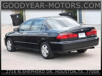 honda accord 1998 black sedan ex v6 gasoline 6 cylinders front wheel drive automatic 77008