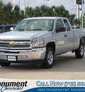 chevrolet silverado 1500 2012 silver pickup truck work truck 6 cylinders automatic 77503