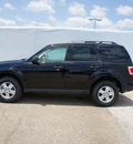 ford escape 2012 black suv xlt flex fuel 6 cylinders front wheel drive automatic 75235