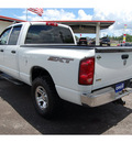 dodge ram pickup 1500 2008 white slt gasoline 8 cylinders 4 wheel drive automatic with overdrive 77632