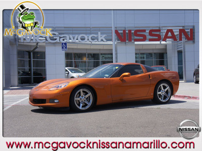 chevrolet corvette 2007 orange coupe 8 cylinders automatic 79119