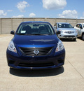 nissan versa 2012 blue sedan 1 6 s gasoline 4 cylinders front wheel drive automatic 75150