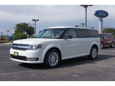 ford flex 2013 white sel gasoline 6 cylinders front wheel drive automatic 79407