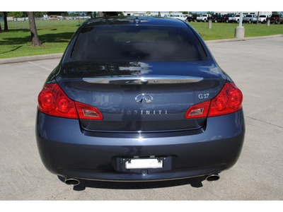 infiniti g37 2009 dk  blue sedan gasoline 6 cylinders rear wheel drive automatic with overdrive 77539