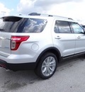 ford explorer 2013 silver suv limited flex fuel 6 cylinders 2 wheel drive shiftable automatic 77388
