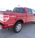 ford f 150 2012 red platinum gasoline 6 cylinders 4 wheel drive shiftable automatic 77388