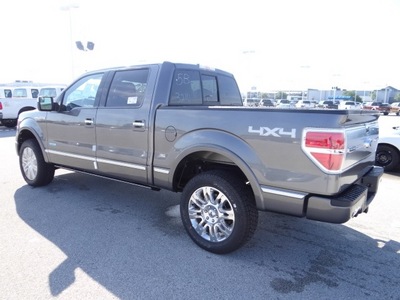 ford f 150 2012 gray platinum gasoline 6 cylinders 4 wheel drive shiftable automatic 77388