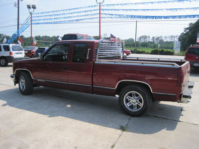 chevrolet c k 2500 series 1990 redblack pickup truck c2500 gasoline v8 rear wheel drive automatic 77379