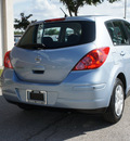 nissan versa 2010 lt  blue hatchback 1 8 s gasoline 4 cylinders front wheel drive automatic with overdrive 75080