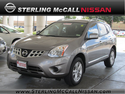 nissan rogue 2012 lt  gray sv gasoline 4 cylinders all whee drive automatic with overdrive 77477