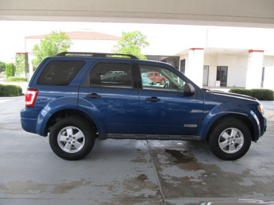 ford escape 2008 blue suv xlt gasoline 4 cylinders front wheel drive automatic with overdrive 77477