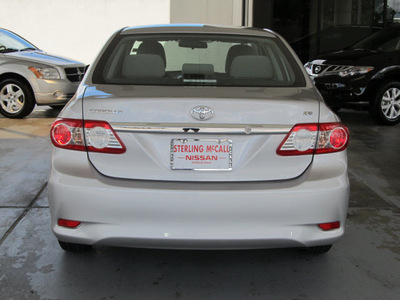 toyota corolla 2011 silver sedan le gasoline 4 cylinders front wheel drive automatic with overdrive 77477
