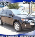 ford edge 2013 tuxedo blk met suv limited gasoline 6 cylinders front wheel drive 6 speed automatic 75041