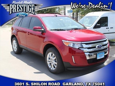ford edge 2013 ruby red tc met suv sel gasoline 6 cylinders front wheel drive 6 speed automatic 75041
