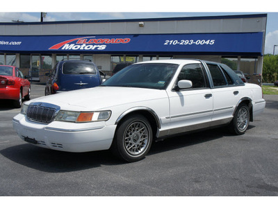 mercury grand marquis 2002 white sedan gs gasoline 8 cylinders rear wheel drive automatic with overdrive 78217