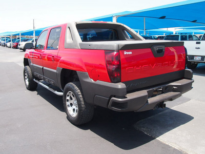 chevrolet avalanche 2003 red suv 1500 8 cylinders automatic 76234