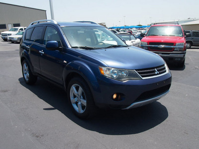 mitsubishi outlander 2007 dk  blue suv xls 6 cylinders automatic 76234