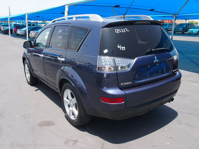 mitsubishi outlander 2007 dk  blue suv xls 6 cylinders automatic 76234