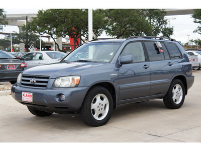toyota highlander 2004 dk  blue suv limited gasoline 6 cylinders front wheel drive automatic with overdrive 78232