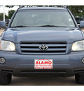 toyota highlander 2004 dk  blue suv limited gasoline 6 cylinders front wheel drive automatic with overdrive 78232