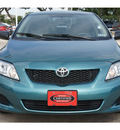 toyota corolla 2010 dk  green sedan gasoline 4 cylinders front wheel drive automatic 78232