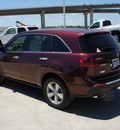 acura mdx 2012 dark cherry pearl i suv gasoline 6 cylinders all whee drive automatic 76137