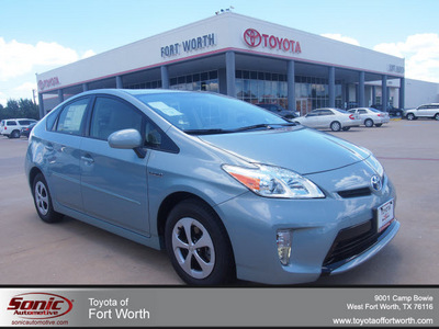 toyota prius 2012 lt  blue hatchback two 4 cylinders automatic 76116