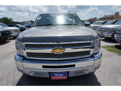 chevrolet silverado 1500 2012 gray pickup truck flex fuel 8 cylinders 2 wheel drive 6 spd auto,elec cntlled t 77090