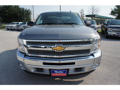 chevrolet silverado 1500 2012 gray flex fuel 8 cylinders 2 wheel drive 6 spd auto,elec cntlled w 77090