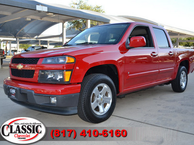 chevrolet colorado 2009 red lt gasoline 5 cylinders 2 wheel drive automatic 76051