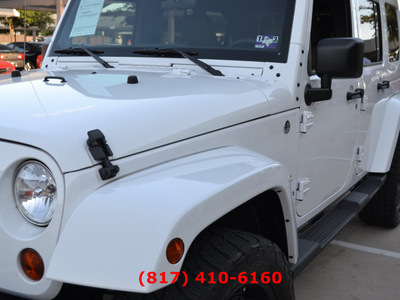 jeep wrangler unlimited 2011 white suv sahara w navigation gasoline 6 cylinders 4 wheel drive automatic 76051