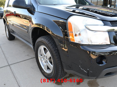 chevrolet equinox 2007 black suv ls gasoline 6 cylinders front wheel drive automatic 76051