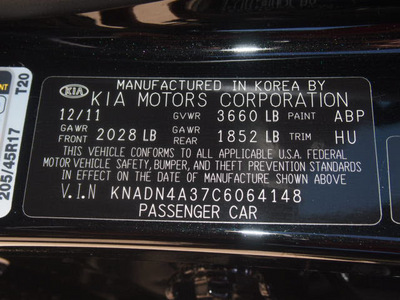 kia rio 2012 black sedan sx gasoline 4 cylinders front wheel drive automatic 75150