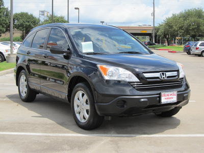 honda cr v 2007 black suv ex l w navi gasoline 4 cylinders front wheel drive automatic with overdrive 77477