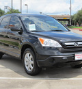 honda cr v 2007 black suv ex l w navi gasoline 4 cylinders front wheel drive automatic with overdrive 77477