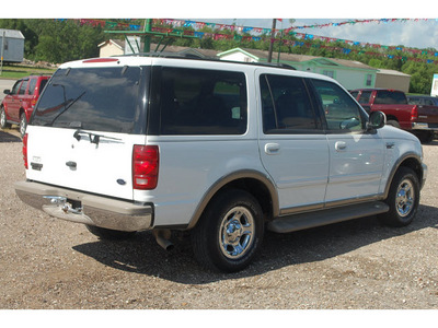 ford expedition 2001 off white suv eddie bauer 8 cylinders automatic with overdrive 77575