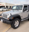 jeep wrangler 2012 bright silver suv sport gasoline 6 cylinders 4 wheel drive automatic 77375