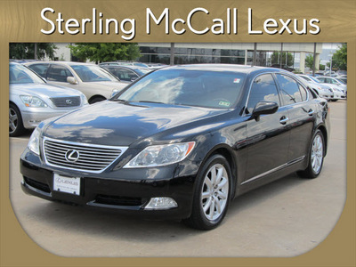 lexus ls 460 2009 black sedan gasoline 8 cylinders rear wheel drive shiftable automatic 77074