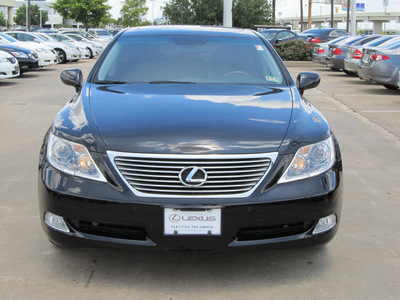 lexus ls 460 2009 black sedan gasoline 8 cylinders rear wheel drive shiftable automatic 77074