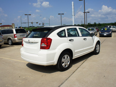 dodge caliber 2007 white hatchback 4 cylinders automatic 75110