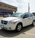 dodge caliber 2007 white hatchback 4 cylinders automatic 75110