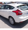 ford focus 2012 white hatchback sel flex fuel 4 cylinders front wheel drive automatic 77074