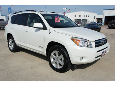 toyota rav4 2008 white suv limited gasoline 6 cylinders 2 wheel drive automatic 77034