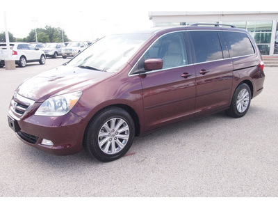 honda odyssey 2007 dk  red van touring gasoline 6 cylinders front wheel drive automatic 77074
