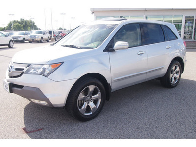 acura mdx 2007 silver suv gasoline 6 cylinders all whee drive automatic 77074